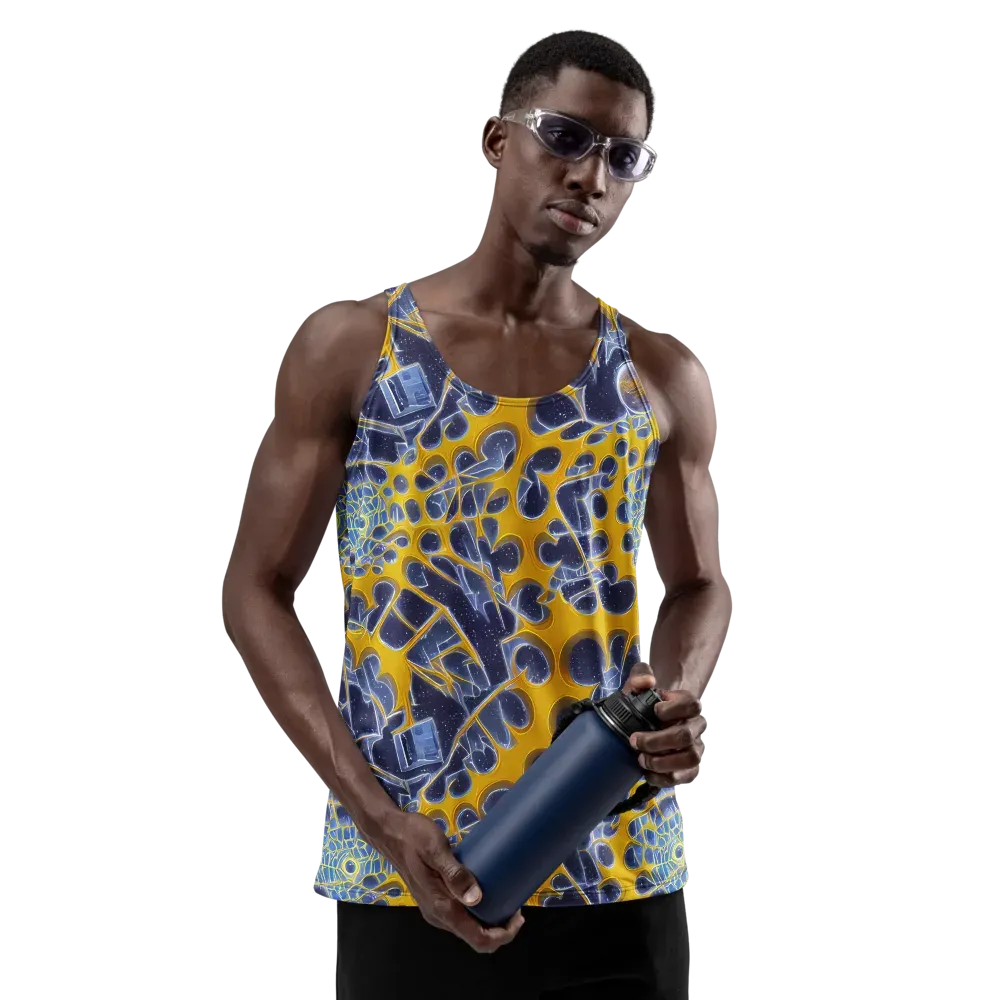 Astral Glass on Men's Tank Top — Front