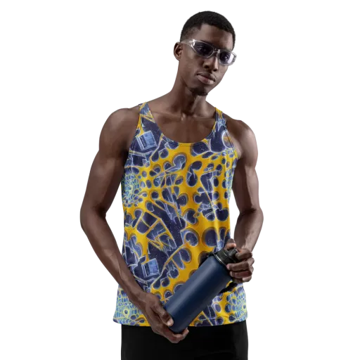 Astral Glass on a Men's Tank Top