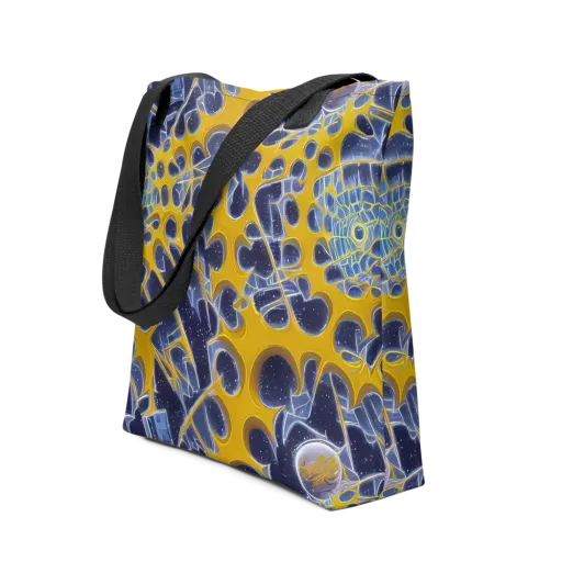 Astral Glass on a Tote Bag