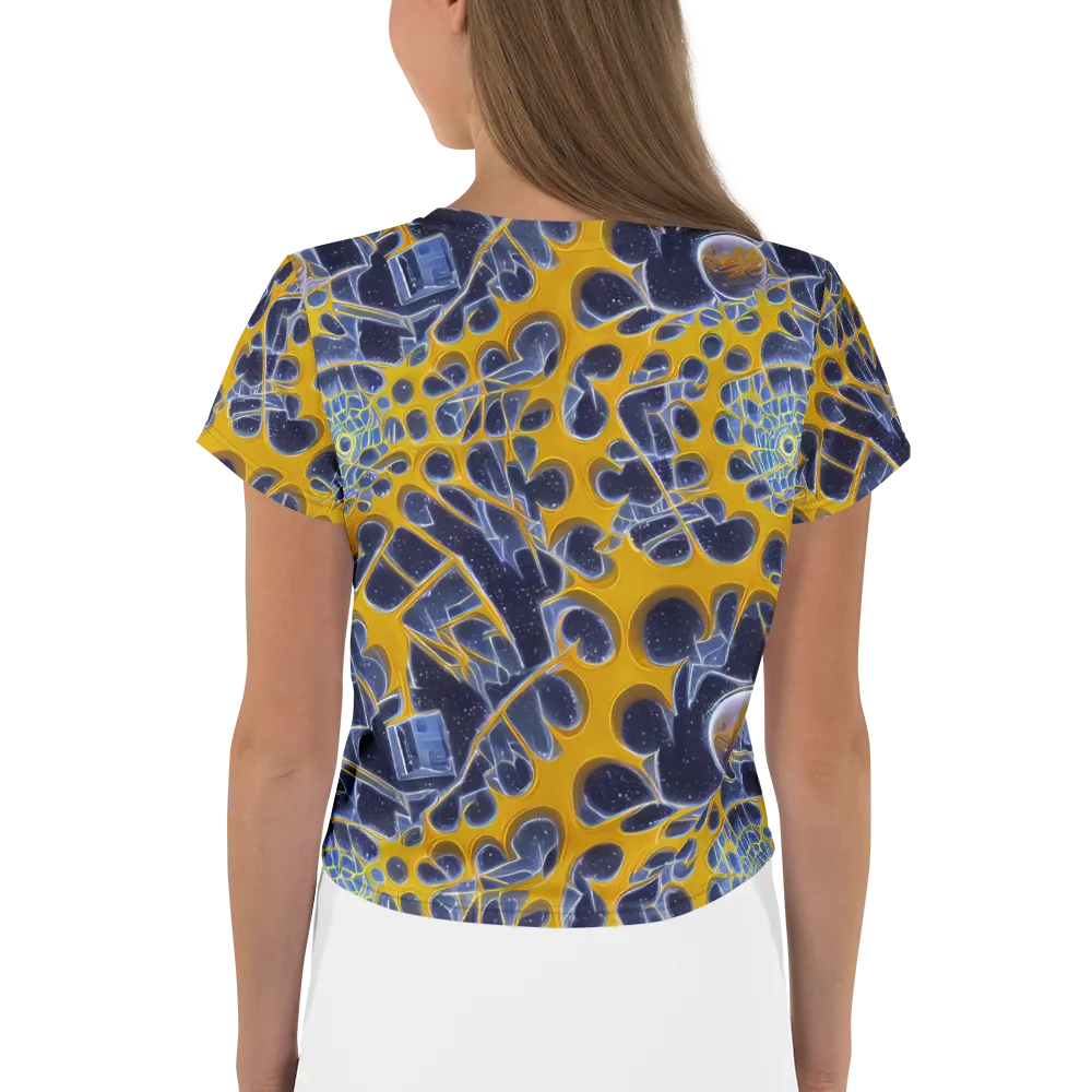 Astral Glass on Crop Tee — Back