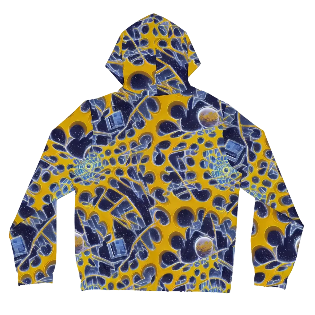 Astral Glass on Women's Full-Zip Hoodie — Back