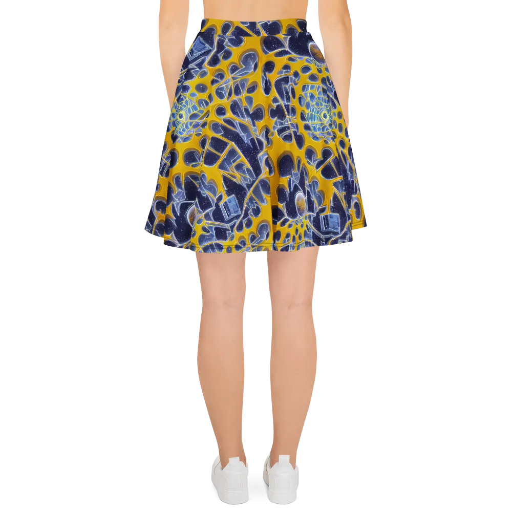 Astral Glass on Skater Skirt — Back