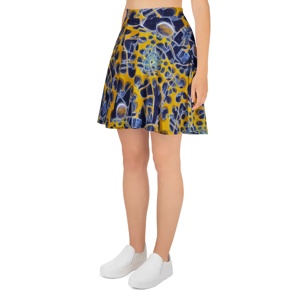 Astral Glass on Skater Skirt — Left