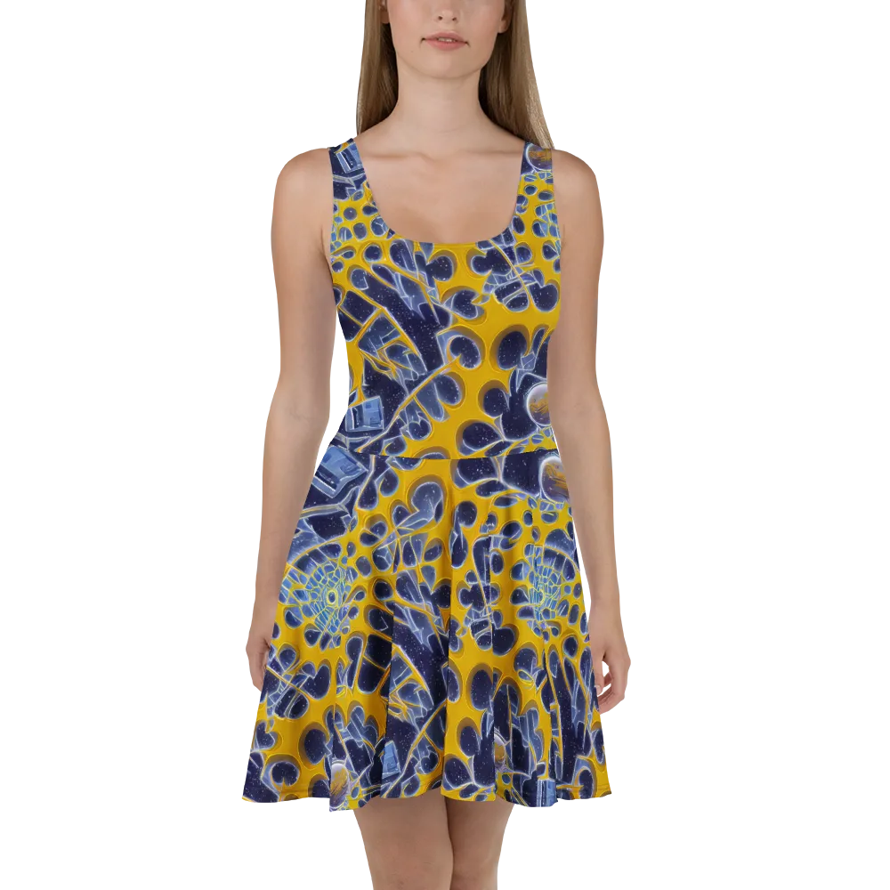 Astral Glass on Skater Dress — Front