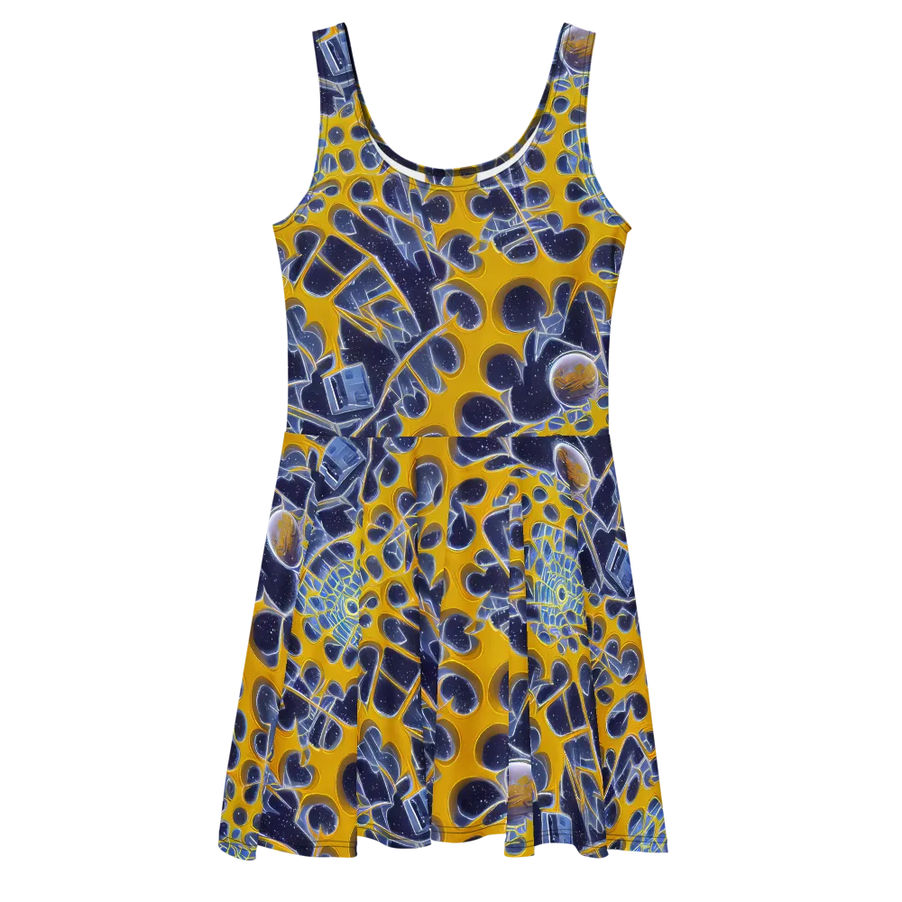 Astral Glass on Skater Dress — Front