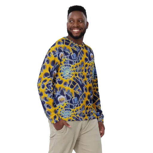 Astral Glass on a Sweatshirt