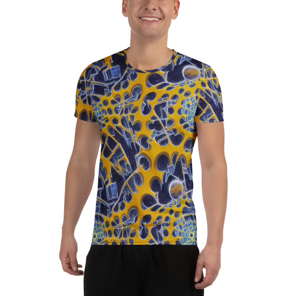 Astral Glass on Men's Athletic T-Shirt — Front