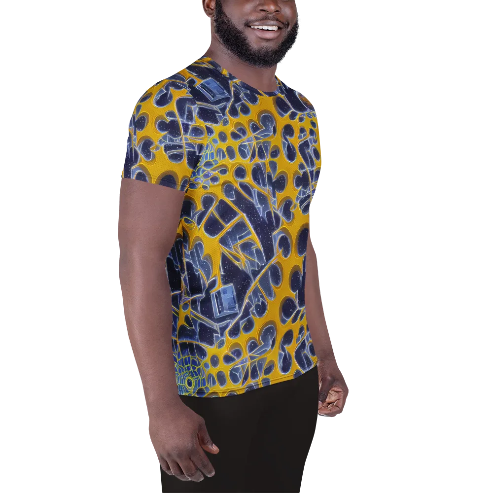 Astral Glass on Men's Athletic T-Shirt — Right
