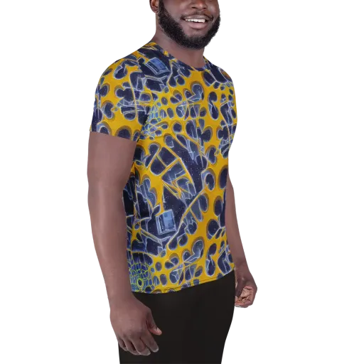 Astral Glass on a Men's Athletic T-Shirt