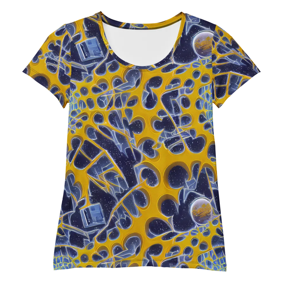 Astral Glass on Women's Athletic T-Shirt — Front