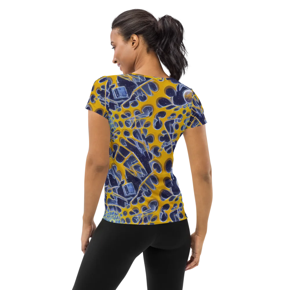 Astral Glass on Women's Athletic T-Shirt — Back