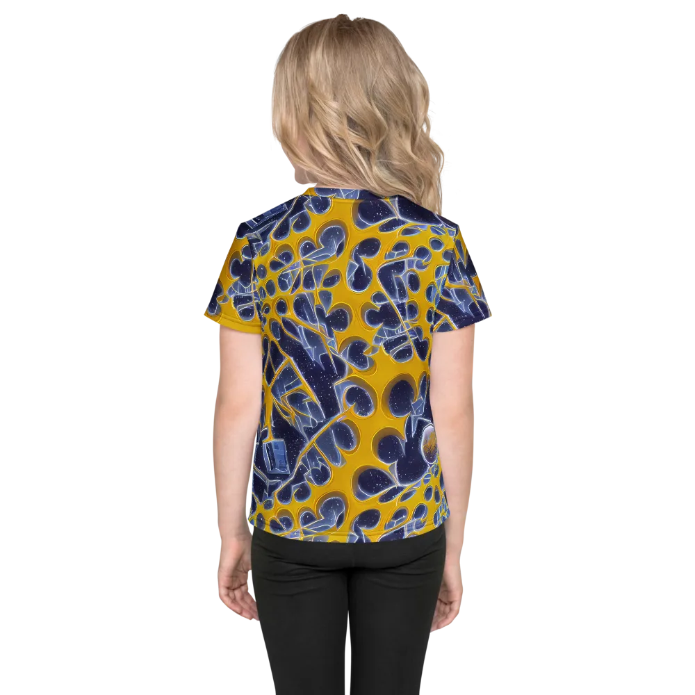 Astral Glass on Kids Crew Neck T-Shirt — Back