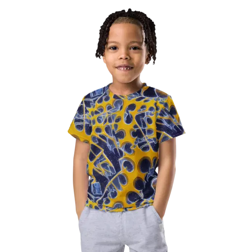 Astral Glass on a Kids Crew Neck T-Shirt