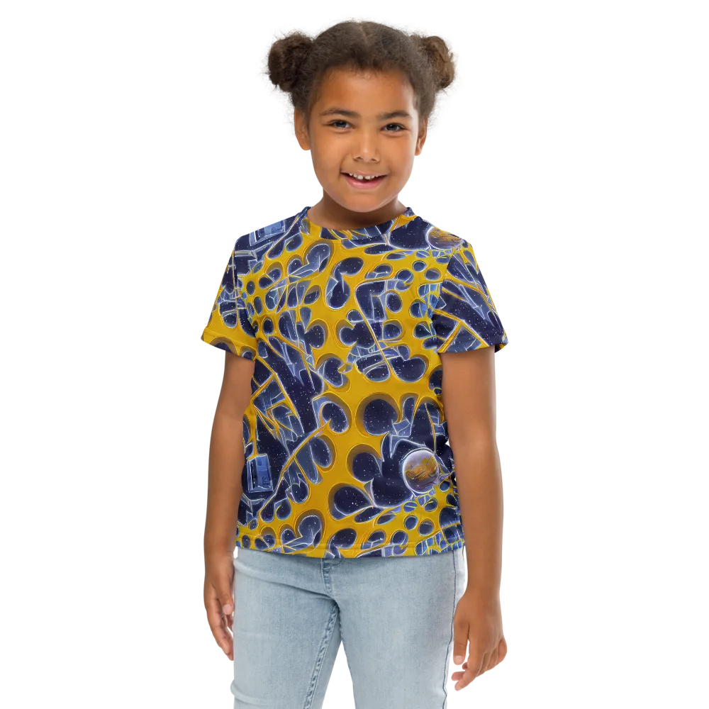 Astral Glass on Kids Crew Neck T-Shirt — Front