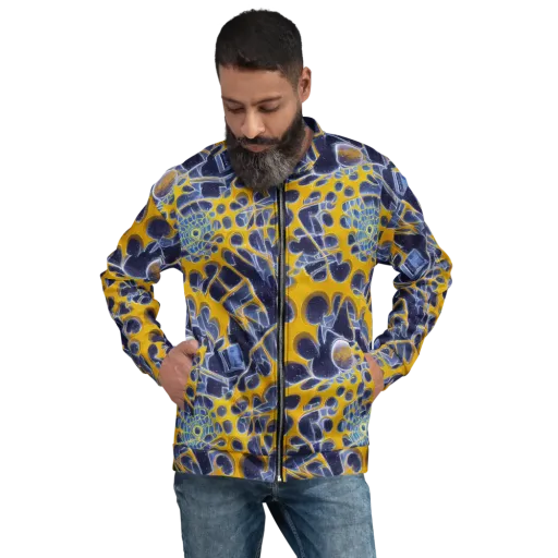 Astral Glass on a Bomber Jacket