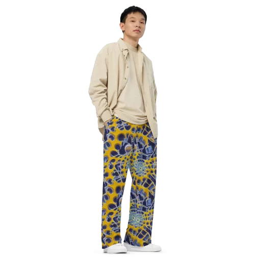 Astral Glass on a Wide-Leg Pants