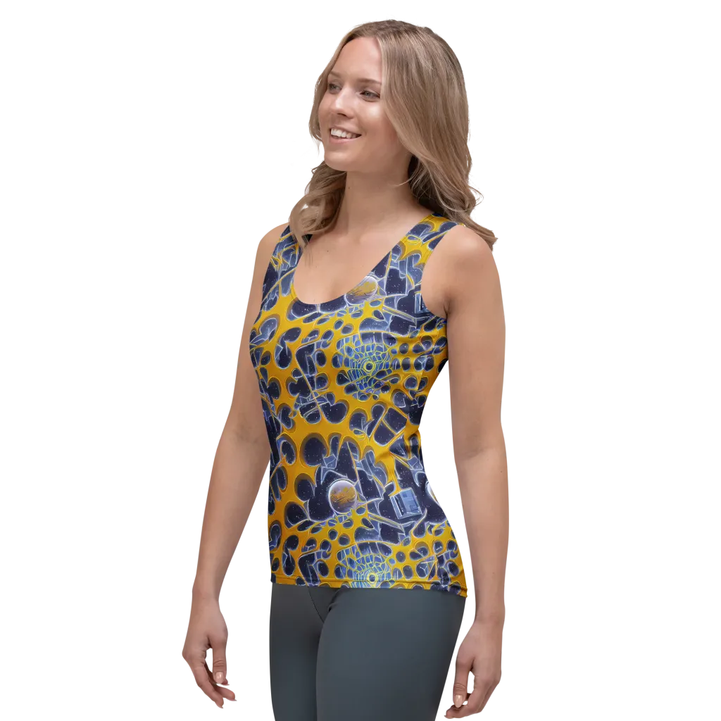 Astral Glass on Women's Tank Top — Left Front