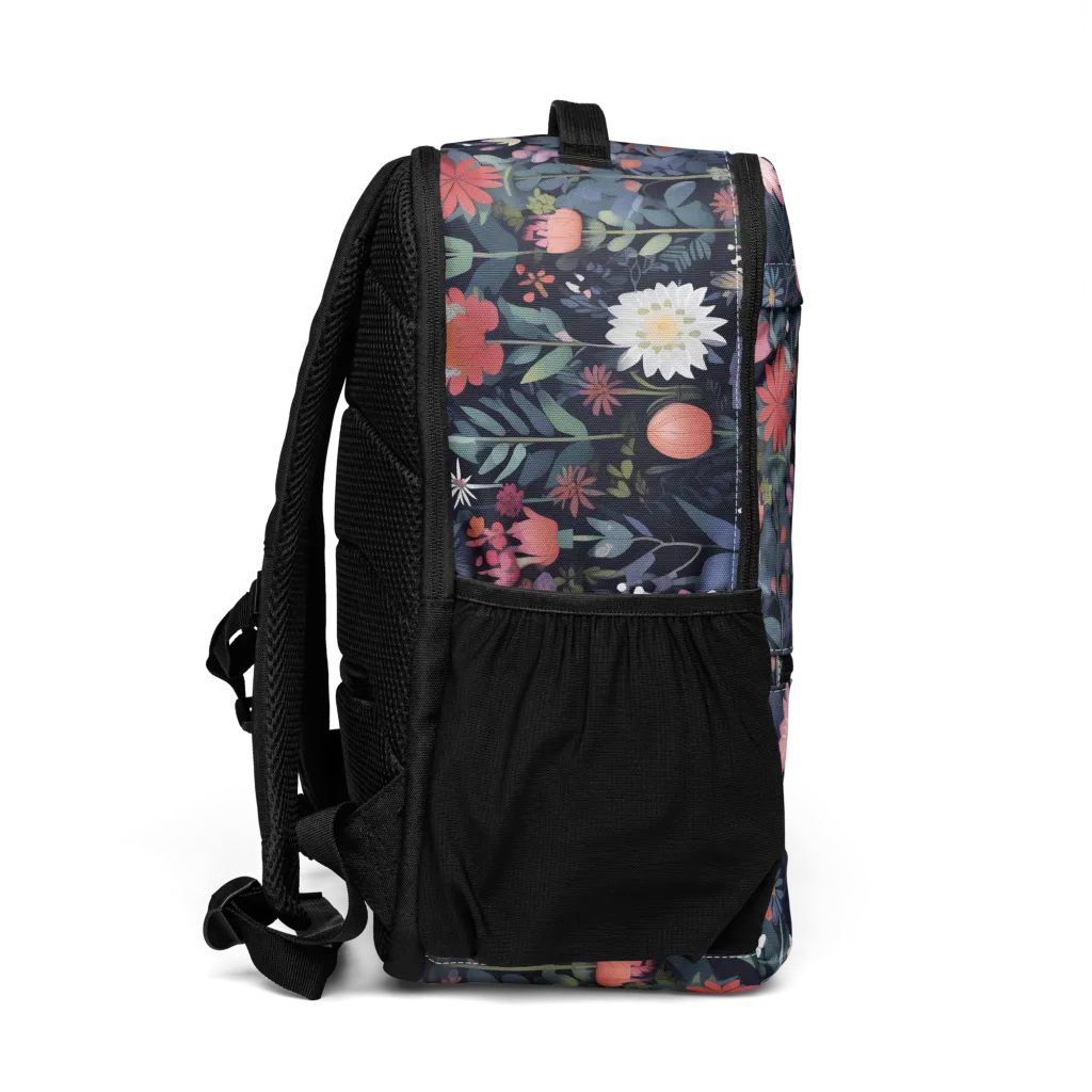 Twilight Bloom on Utility Backpack — Right