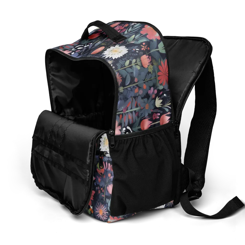 Twilight Bloom on Utility Backpack — Product details 2