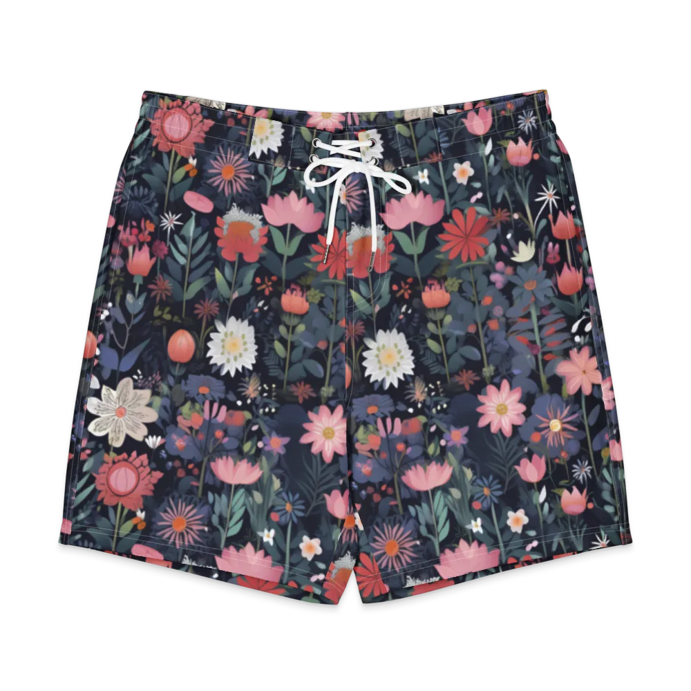 Twilight Bloom on Men's Board Shorts — Front