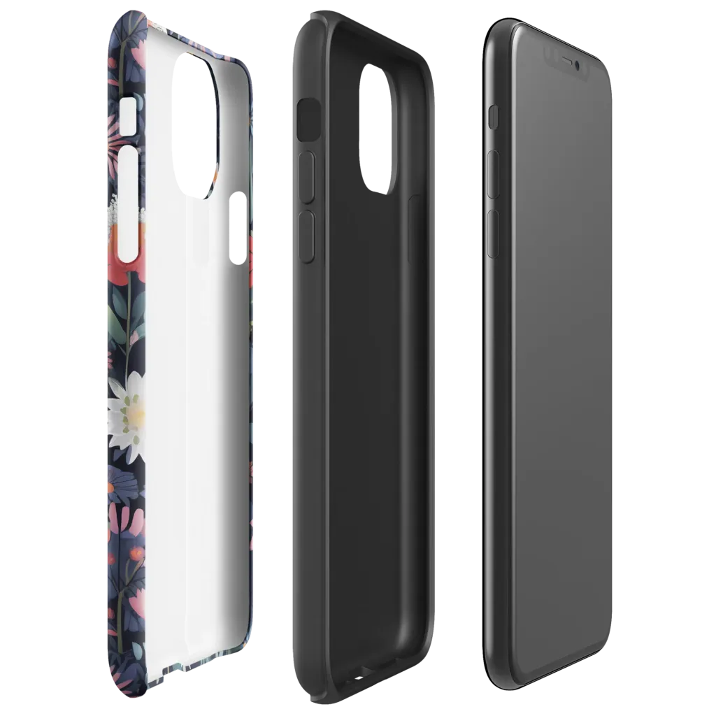 Twilight Bloom on Tough Case for iPhone® — Right