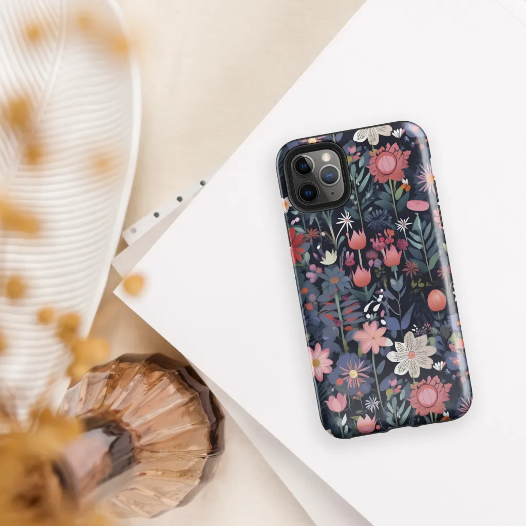 Twilight Bloom on Tough Case for iPhone® — Front