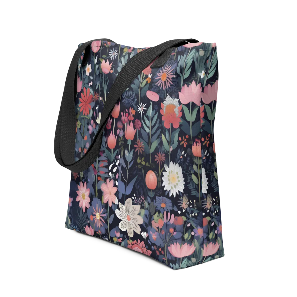 Twilight Bloom on Tote Bag — Front