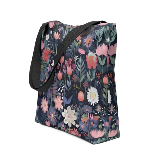 Twilight Bloom on a Tote Bag