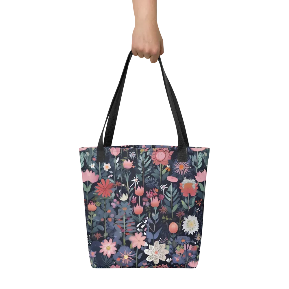 Twilight Bloom on Tote Bag — Front