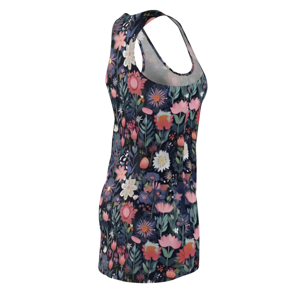 Twilight Bloom on Racerback Dress — Back Side
