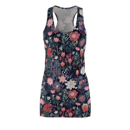 Twilight Bloom on a Racerback Dress
