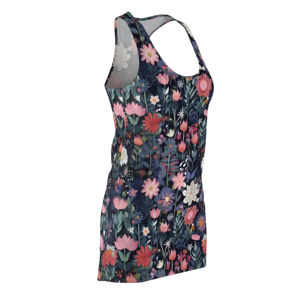 Twilight Bloom on Racerback Dress — Front Side