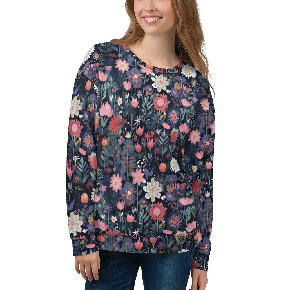 Twilight Bloom on Sweatshirt — Front
