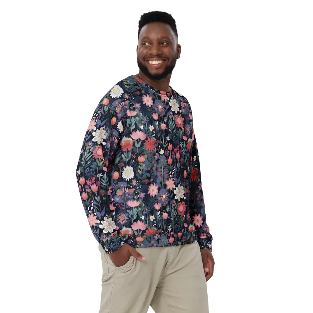 Twilight Bloom on Sweatshirt — Front