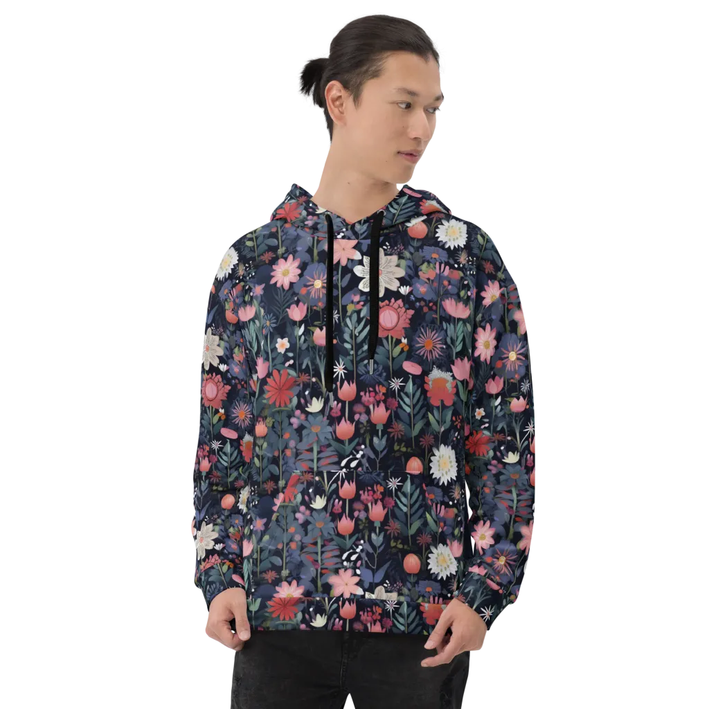 Twilight Bloom on Hoodie — Front