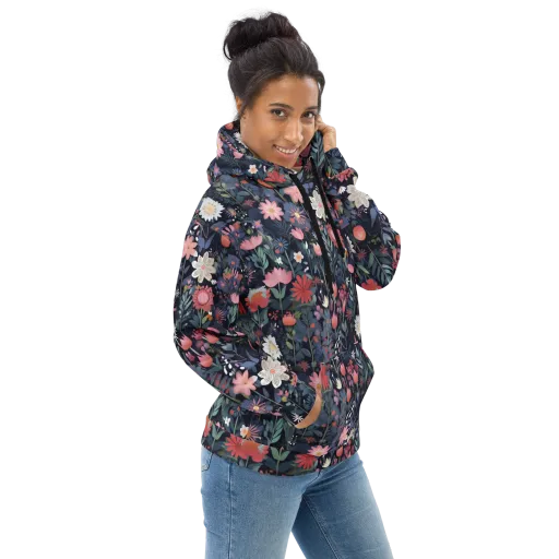 Twilight Bloom on a Hoodie