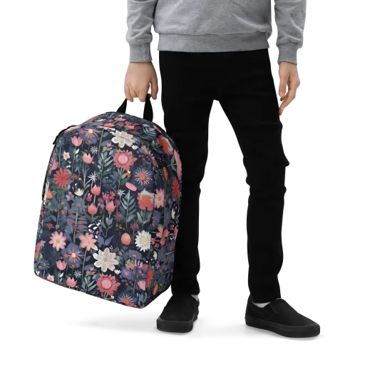 Twilight Bloom on a Minimalist Backpack