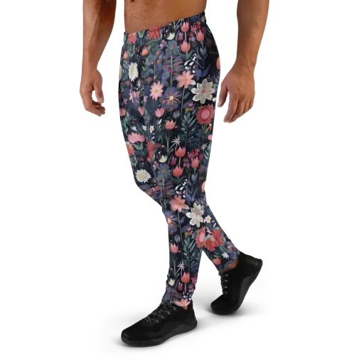 Twilight Bloom on a Men's Joggers