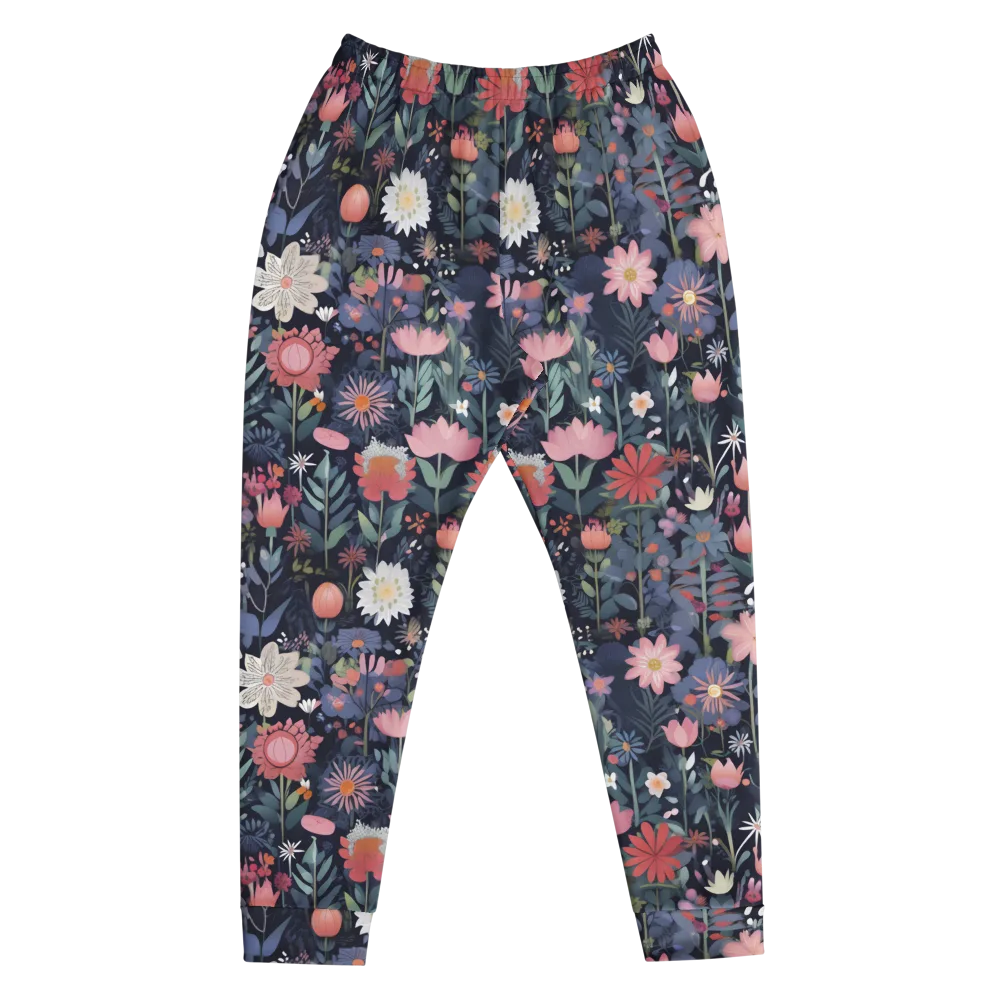 Twilight Bloom on Men's Joggers — Front