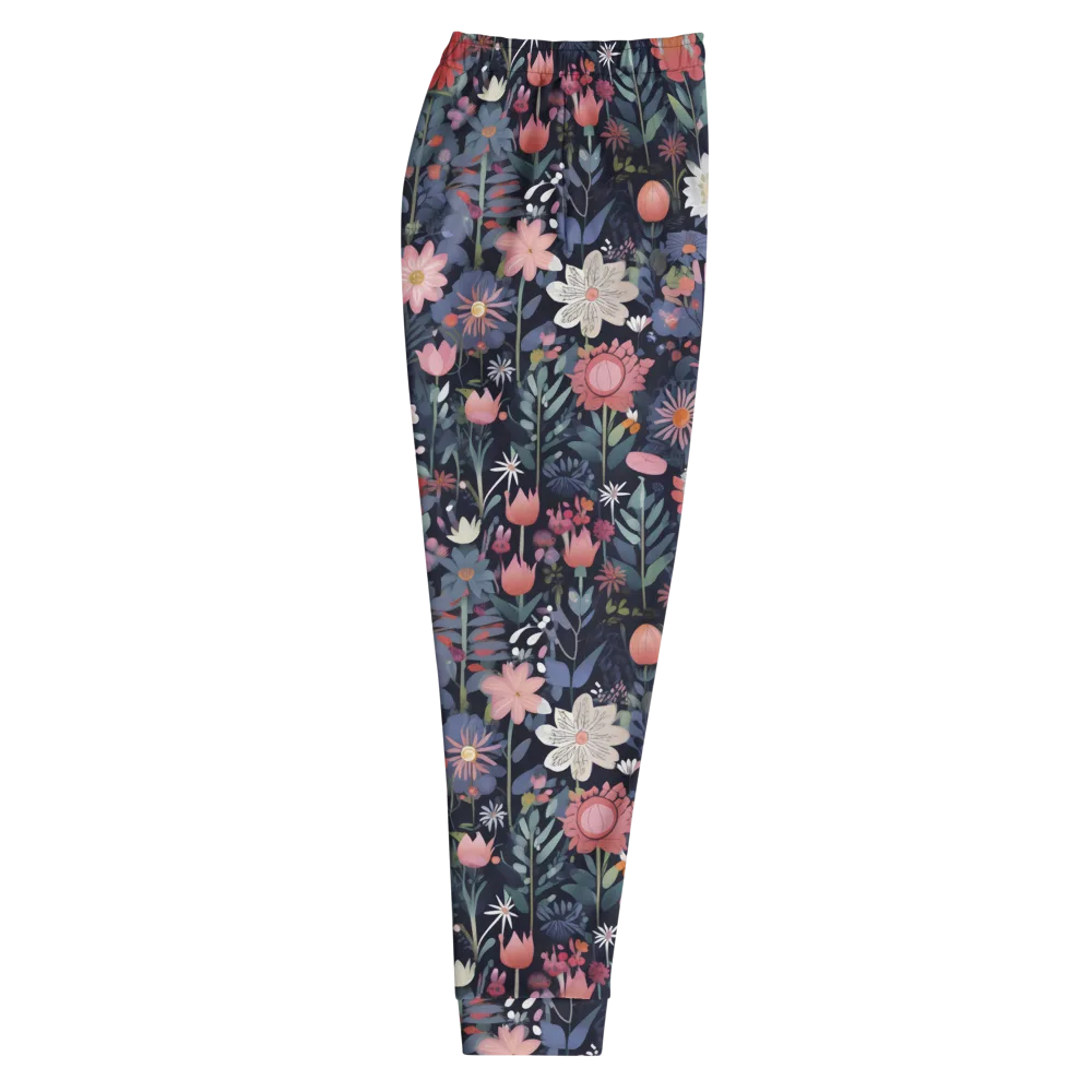 Twilight Bloom on Men's Joggers — Right