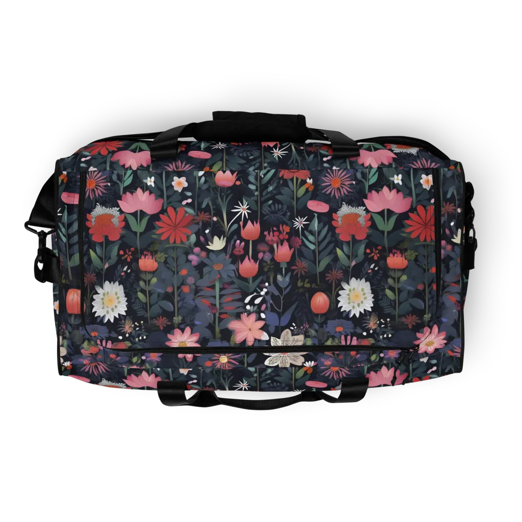 Twilight Bloom on Duffle Bag — Top