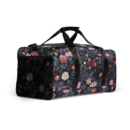 Twilight Bloom on a Duffle Bag