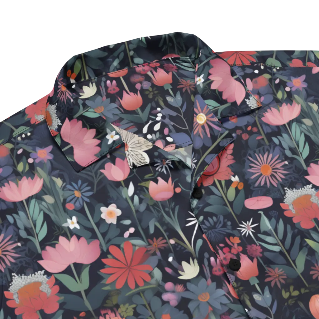 Twilight Bloom on Button Shirt — Product details