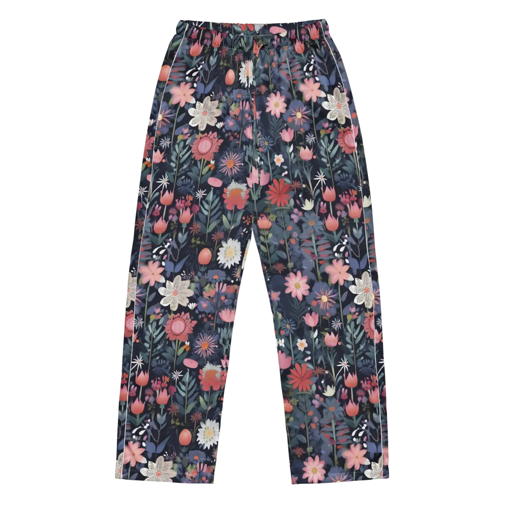 Twilight Bloom on Women's Pajama Pants — Front