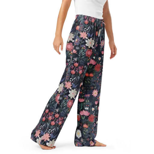 Twilight Bloom on a Women's Pajama Pants