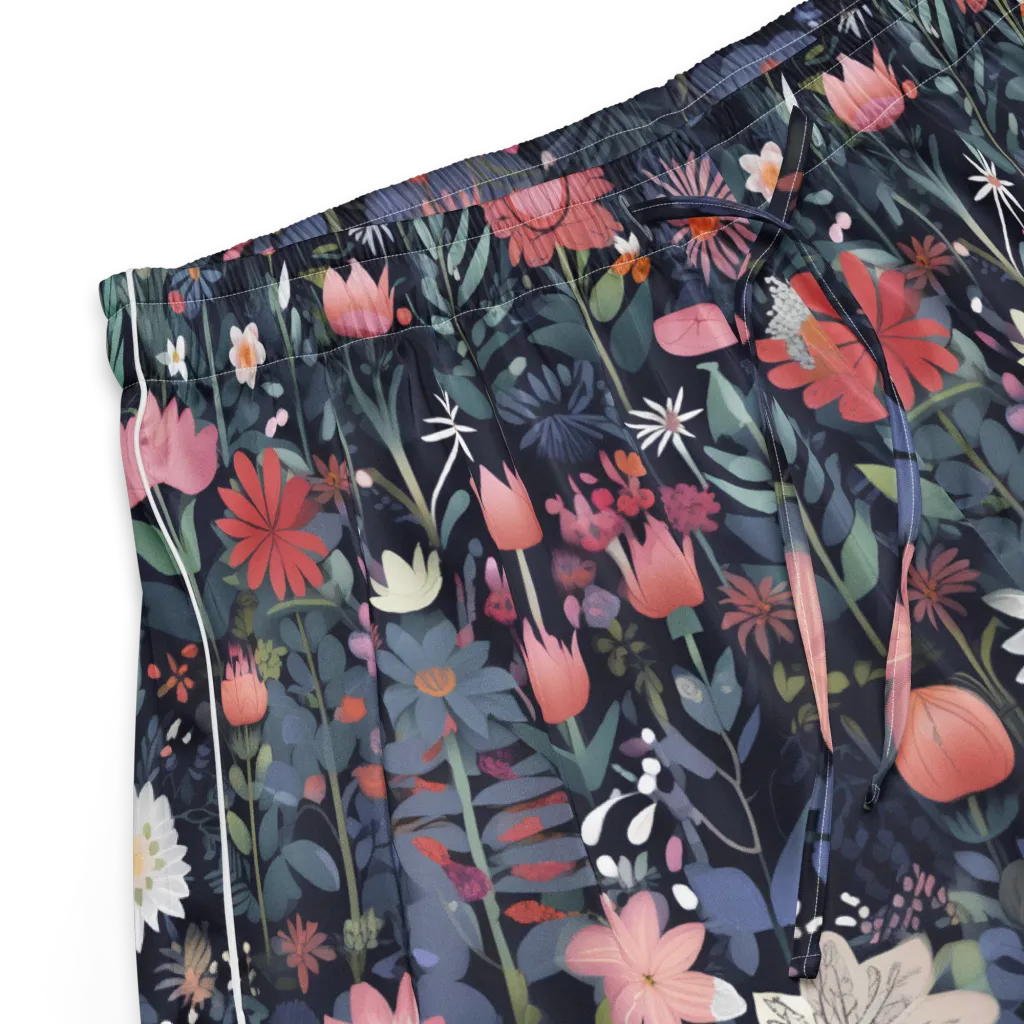 Twilight Bloom on Women's Pajama Shorts — Product details