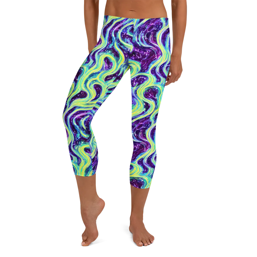Tidal Luminescence on Capri Leggings — Front