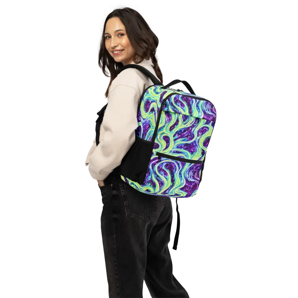 Tidal Luminescence on Utility Backpack — Back