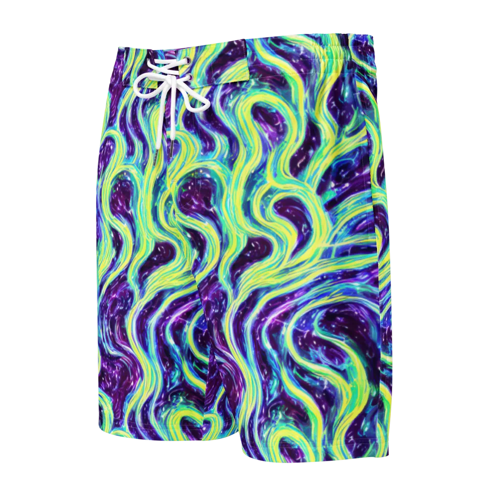 Tidal Luminescence on Men's Board Shorts — Front