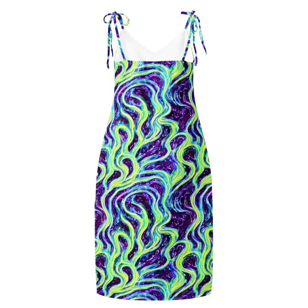 Tidal Luminescence on Slip Dress — Back